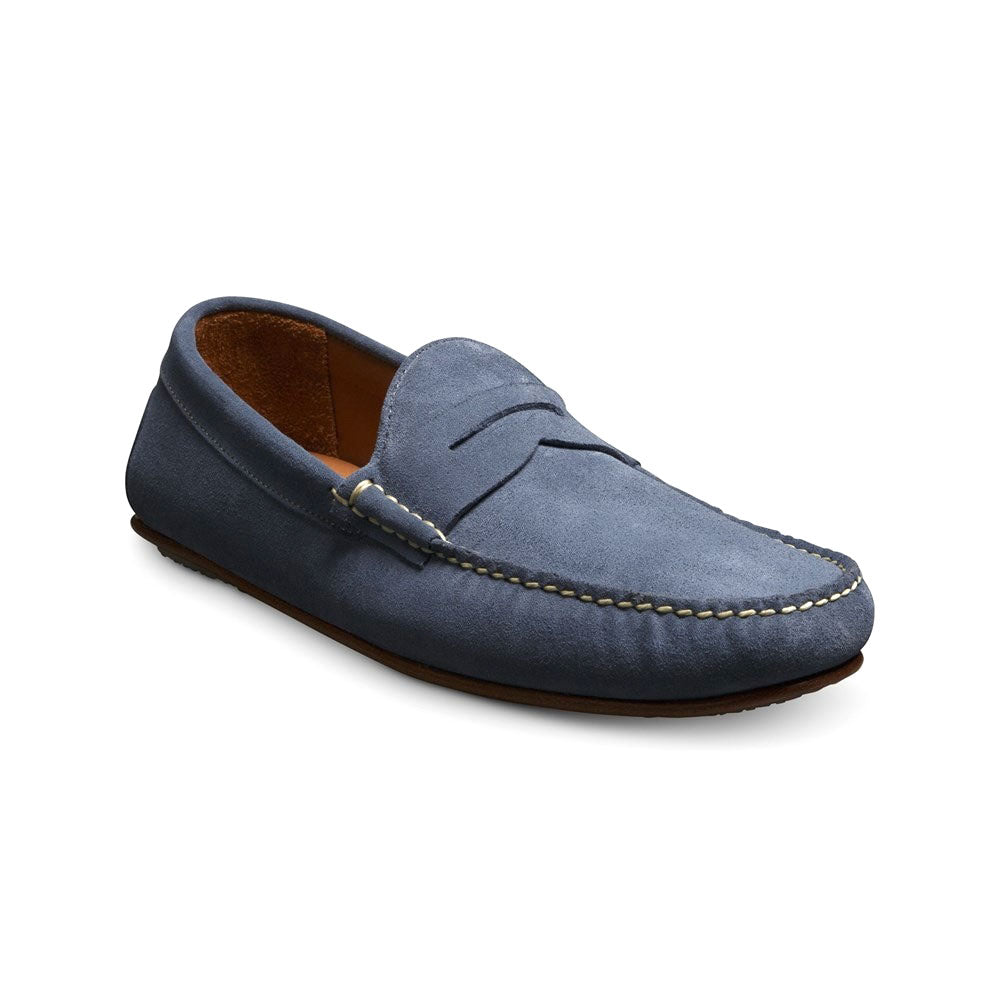 Allen Edmonds Super Sport Suede Penny Loafer Denim (6459)