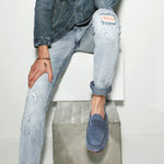 Allen Edmonds Super Sport Suede Penny Loafer Denim (6459)