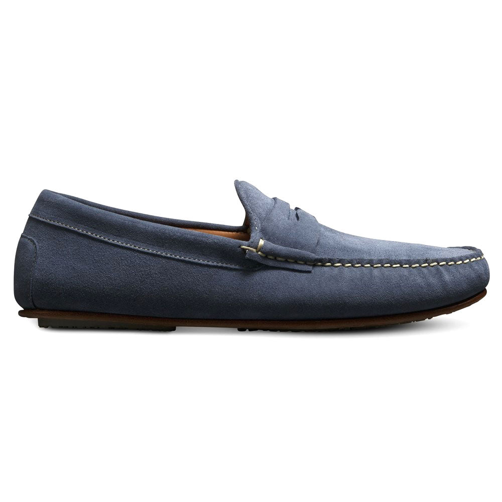 Allen Edmonds Super Sport Suede Penny Loafer Denim (6459)