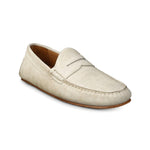 Allen Edmonds Super Sport Leather Penny Loafer Light Grey (7110)