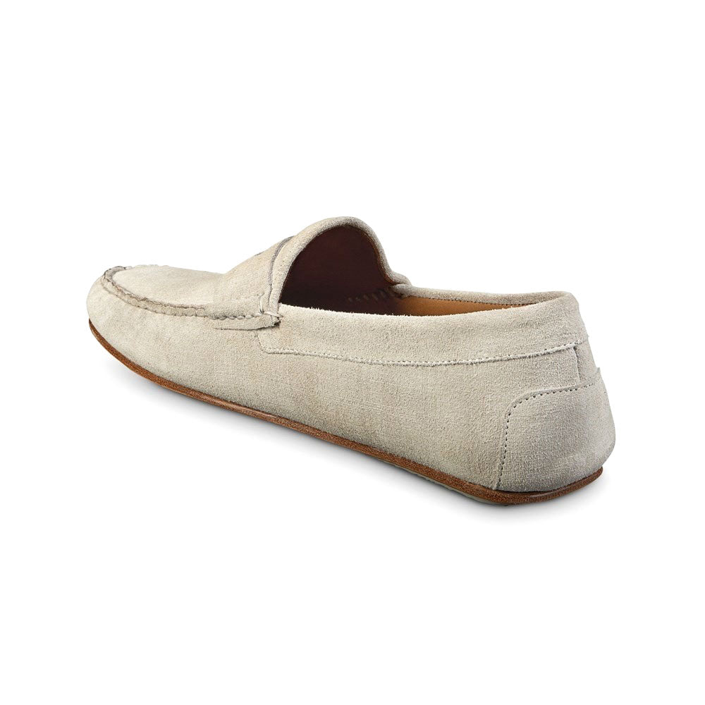 Allen Edmonds Super Sport Leather Penny Loafer Light Grey (7110)