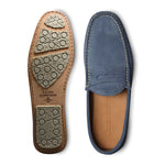 Allen Edmonds Super Sport Suede Penny Loafer Denim (6459)