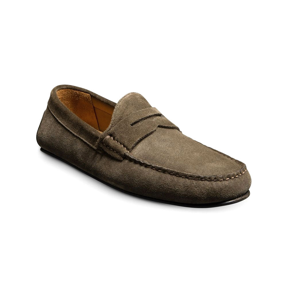Allen Edmonds Super Sport Suede Penny Loafer Loden (6641)