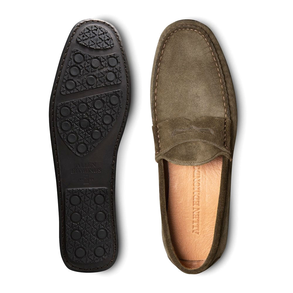 Allen Edmonds Super Sport Suede Penny Loafer Loden (6641)