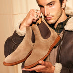 Allen Edmonds Tanner Suede Chelsea Boots Tobacco (7674)