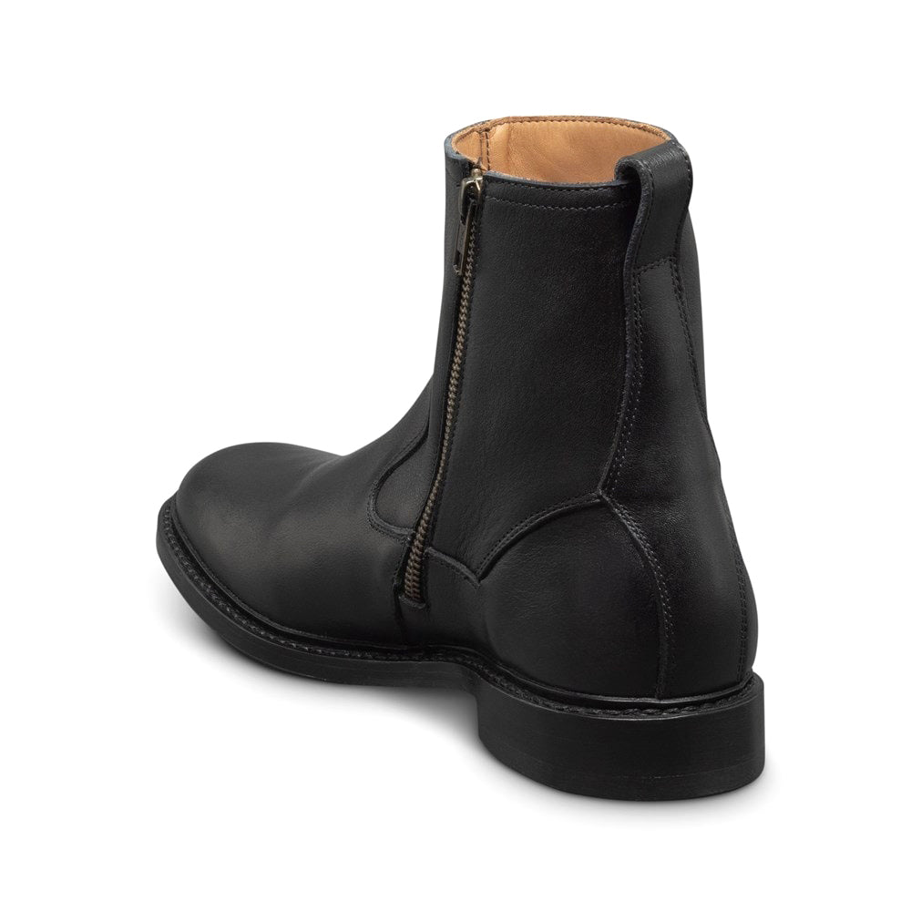 Allen Edmonds Tompkins Leather Zip-up Boots Black (7407)