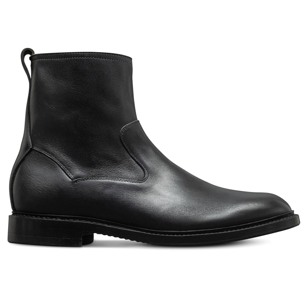 Allen Edmonds Tompkins Leather Zip-up Boots Black (7407)