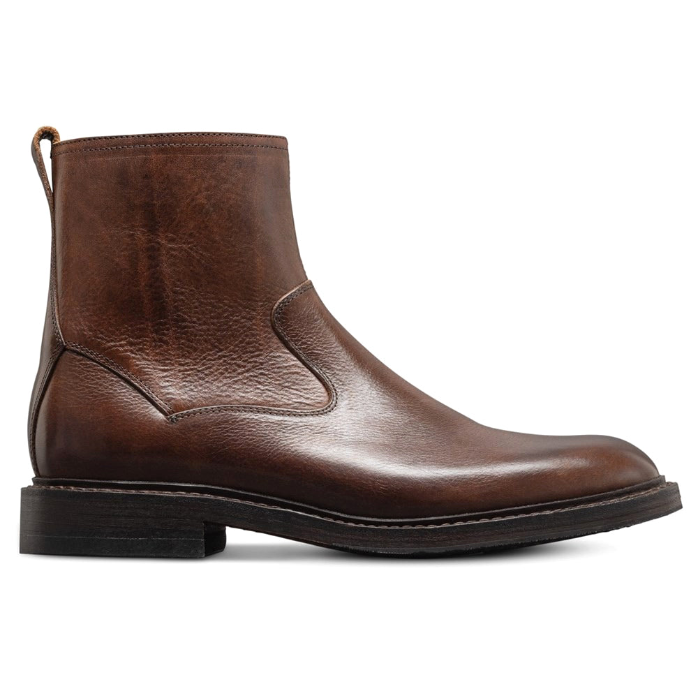 Allen Edmonds Tompkins Leather Zip-up Boots Brown (7405)