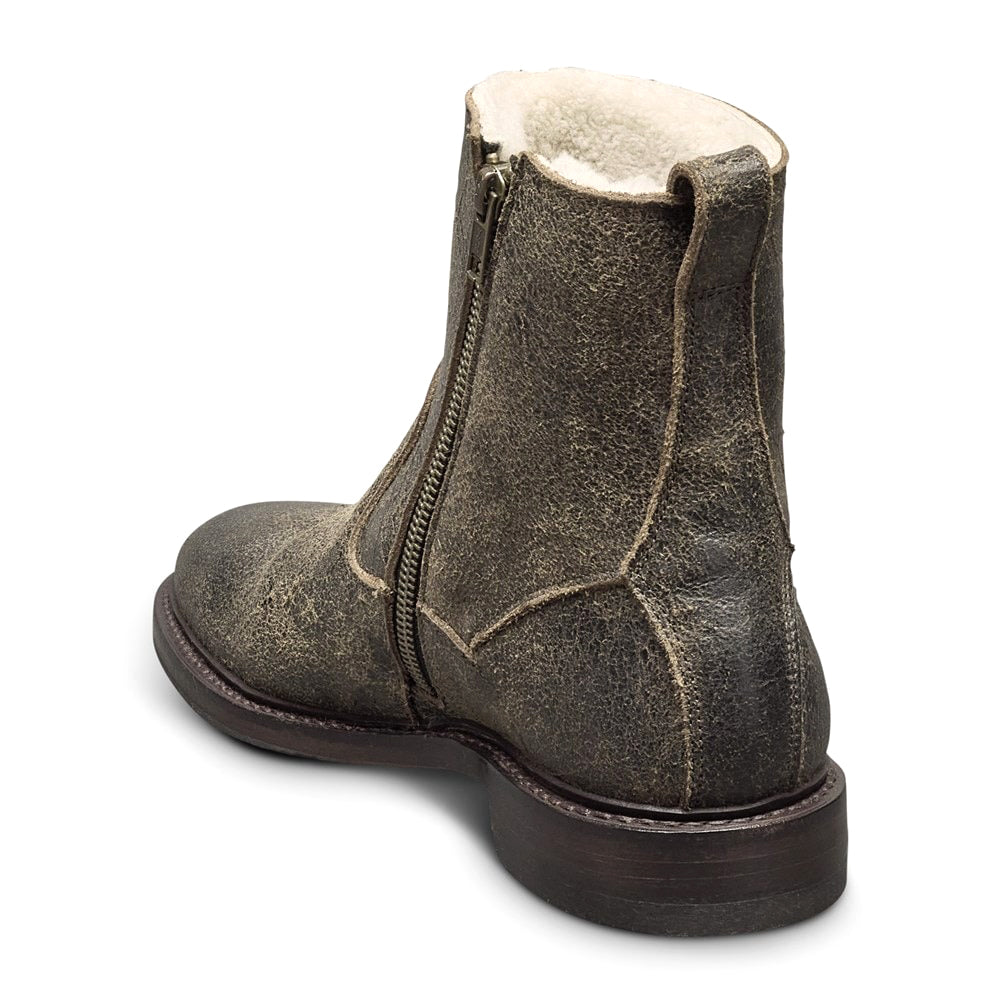 Allen Edmonds Tompkins Shearling Zip-up Boots Husk (7832)