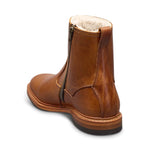 Allen Edmonds Tompkins Shearling Zip-up Boots Pecan (7830)
