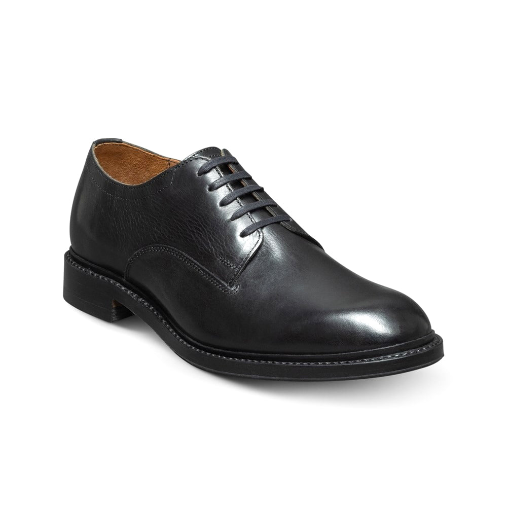Allen Edmonds Leather Plain-toe Derby Shoes Black (7417)