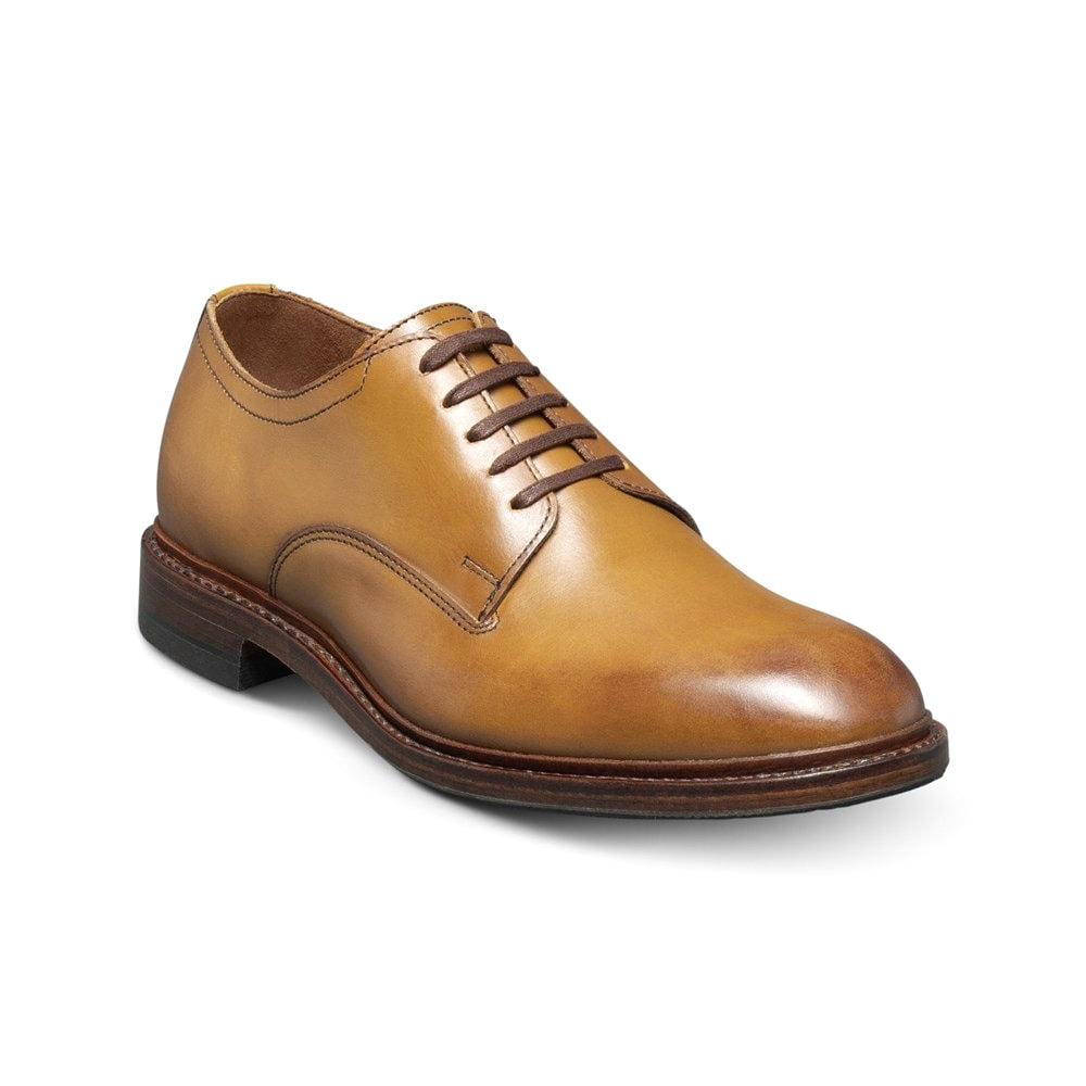 Allen Edmonds Trevor Leather Plain-toe Derby Shoes Walnut (7541)