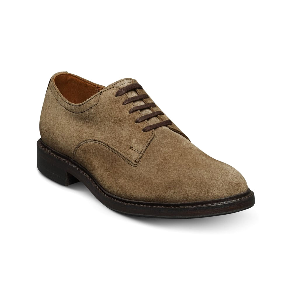 Allen Edmonds Trevor Suede Plain-toe Derby Shoes Tobacco (7416)