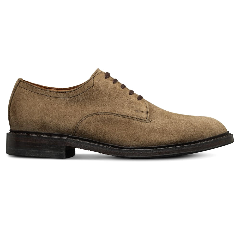 Allen Edmonds Trevor Suede Plain-toe Derby Shoes Tobacco (7416)