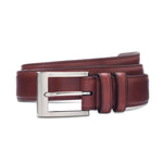 Allen Edmonds Wide Basic Dress Leather Belt Oxblood (1016714)