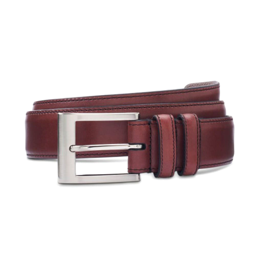 Allen Edmonds Wide Basic Dress Leather Belt Oxblood (1016714)