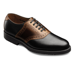 Allen Edmonds Links Spikeless Golf Shoes White/Brown
