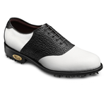 Allen Edmonds Redan Golf Shoes White/Chili Weave Print
