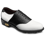 Allen Edmonds Redan Golf Shoes White/Chili Weave Print