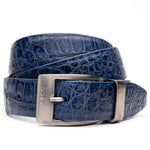 Marco Di Milano Alligator Belt Antique Navy