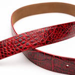 Marco Di Milano Alligator Belt Antique Red