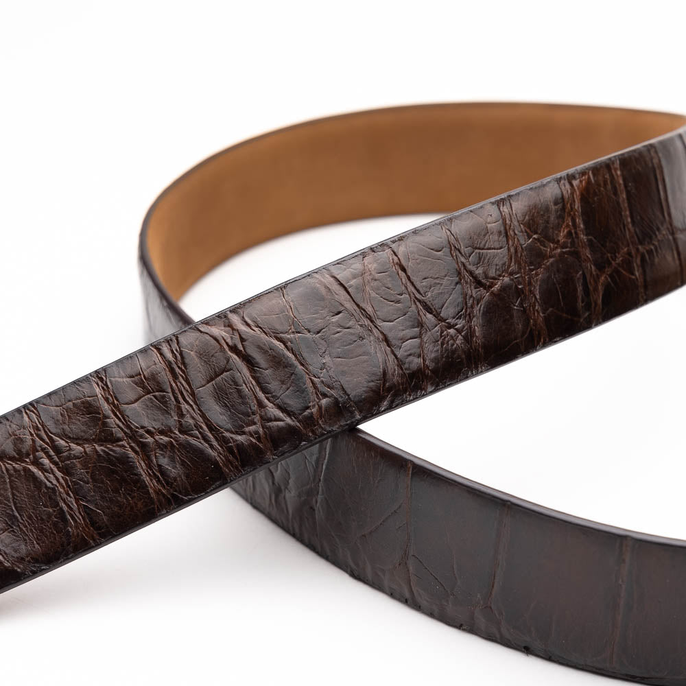 Marco Di Milano Alligator Belt Brown