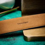 Marco Di Milano Alligator Belt Cognac