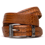 Marco Di Milano Alligator Belt Cognac