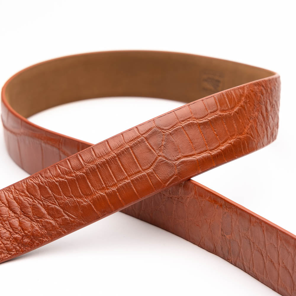 Marco Di Milano Alligator Belt Cognac