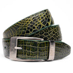 Marco Di Milano Alligator Belt Antique Green