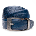 Marco Di Milano Alligator Belt Navy