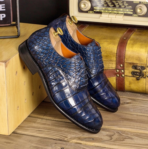 Alligator Cap Toe Oxfords