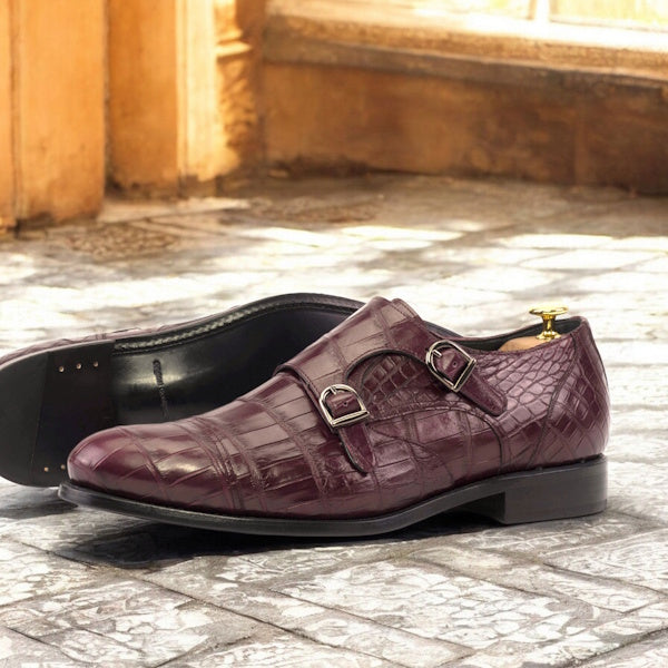 Alligator Dbl Monk Strap
