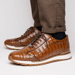 Marco Di Milano Alonzo Caiman Crocodile Sneakers Bay Apache