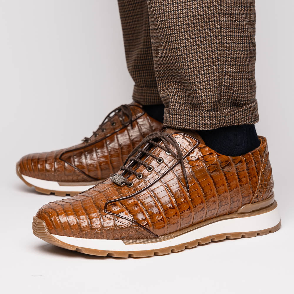 Marco Di Milano Alonzo Caiman Crocodile Sneakers Bay Apache