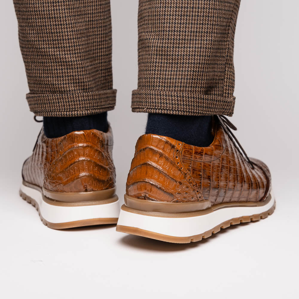 Marco Di Milano Alonzo Caiman Crocodile Sneakers Bay Apache