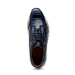 Marco Di Milano Alonzo Caiman Crocodile Sneakers Navy