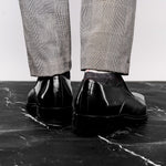 Belvedere Studio Andreo Deerskin & Nappa Loafers Black