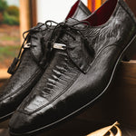 Marco Di Milano Andretti Ostrich Leg Shoes Black
