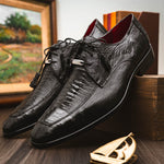 Marco Di Milano Andretti Ostrich Leg Shoes Black