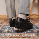 Marco Di Milano Andretti Ostrich Leg Shoes Black