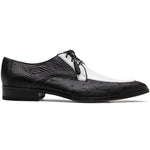 Marco Di Milano Andretti Ostrich Leg Shoes White / Black