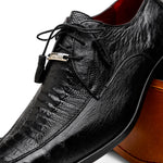 Marco Di Milano Andretti Ostrich Leg Shoes Black