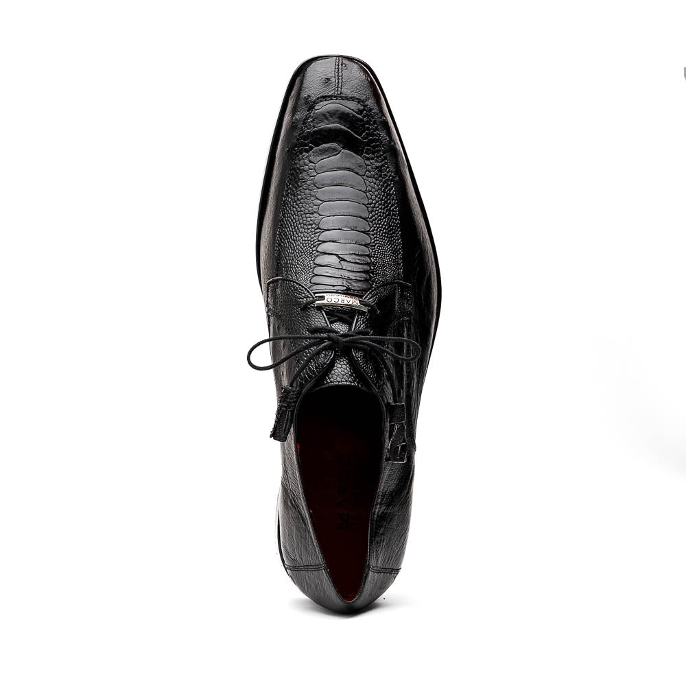 Marco Di Milano Andretti Ostrich Leg Shoes Black
