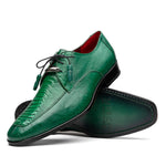 Marco Di Milano Andretti Ostrich Leg Shoes Green Lemon