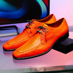 Marco Di Milano Andretti Ostrich Leg Shoes Orange
