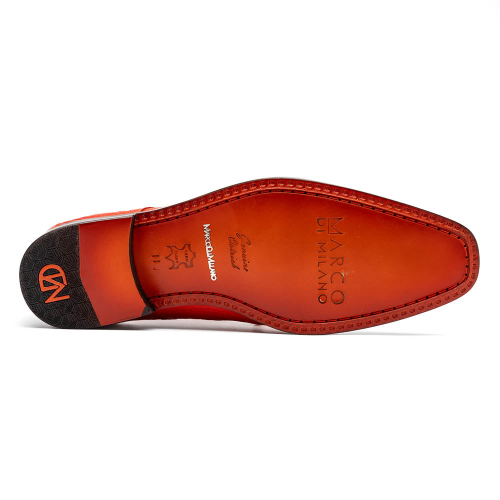Marco Di Milano Andretti Ostrich Leg Shoes Orange
