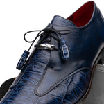 Marco Di Milano Anzio Alligator & Calfskin Derby Navy