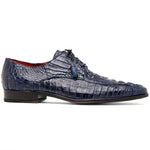 Marco Di Milano Apricena Caiman Crocodile Derby Navy