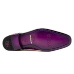 Marco Di Milano Apricena Caiman Crocodile Derby Purple